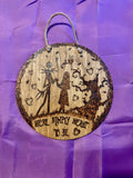 We're Simply Meant To Be woodburning plaque
