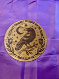 Without the Dark We Never See the Stars Plaque woodburning plaque